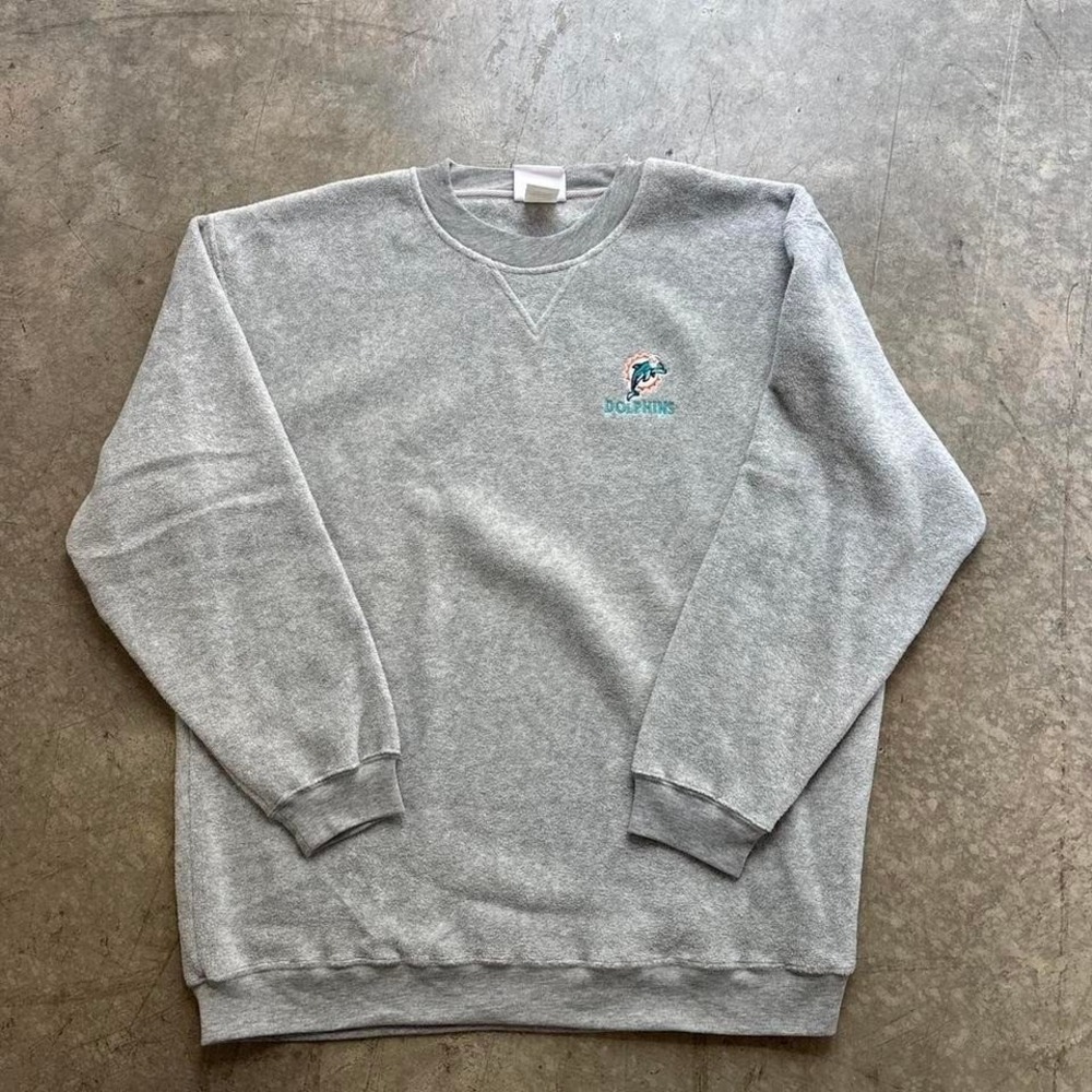 Vintage Miami Dolphins NFL Fleece Crewneck Size XL